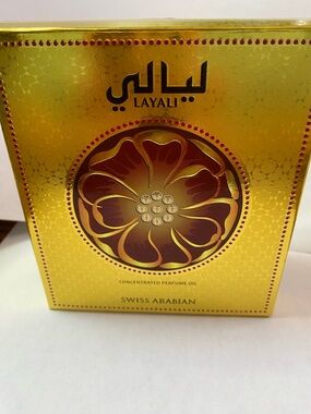 Swiss Arabian Layali Concentrated Perfume Oil - Gold & Burgundy